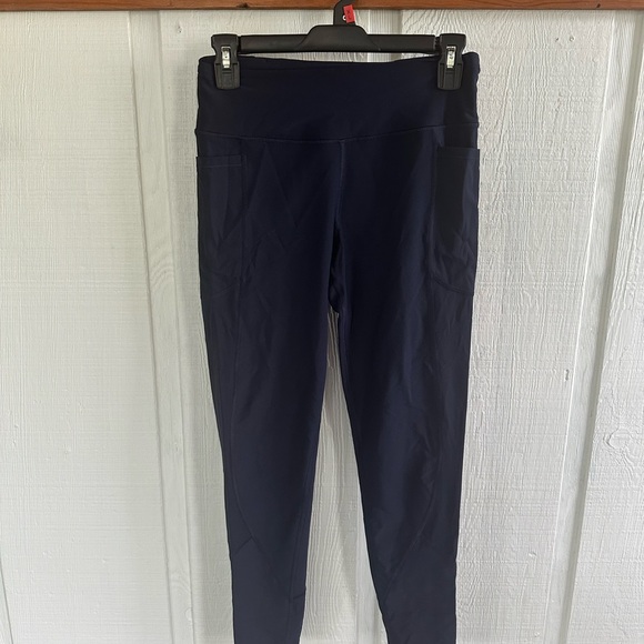 Victoria's Secret Pants - Victoria Secret Sport Navy Full Length Workout Gym Leggings Lounge & activewear